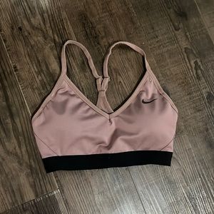Nike Rose Gold Pink Sports Bra